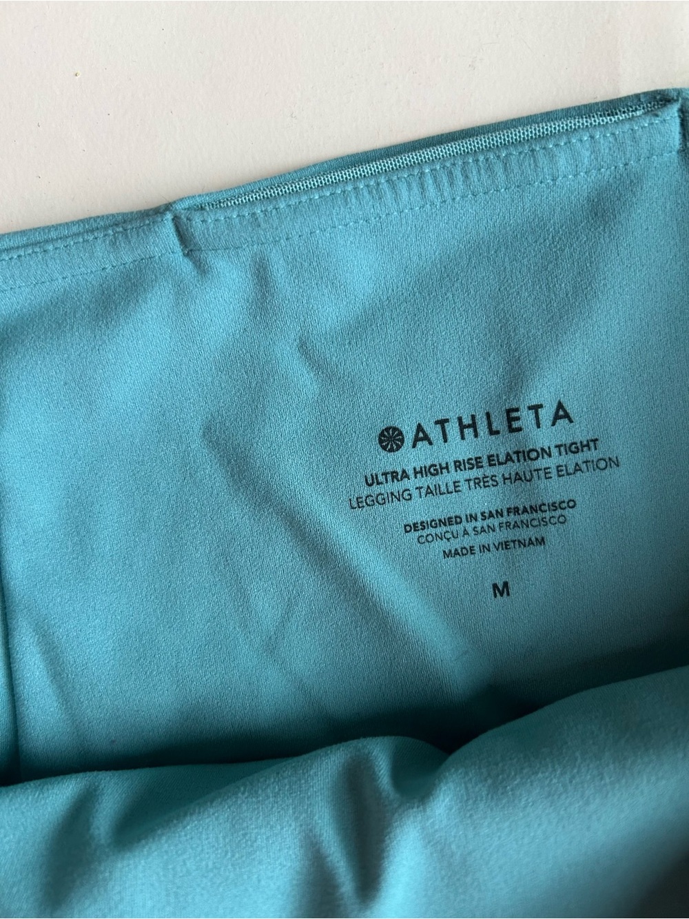 Athleta Teal High-Waist Performance Leggings size M - Picture 7 of 7